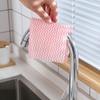 Disposable Wave Stripe Dish Cloth - Water-Absorbent Wet & Dry Non-Woven Kitchen Rag