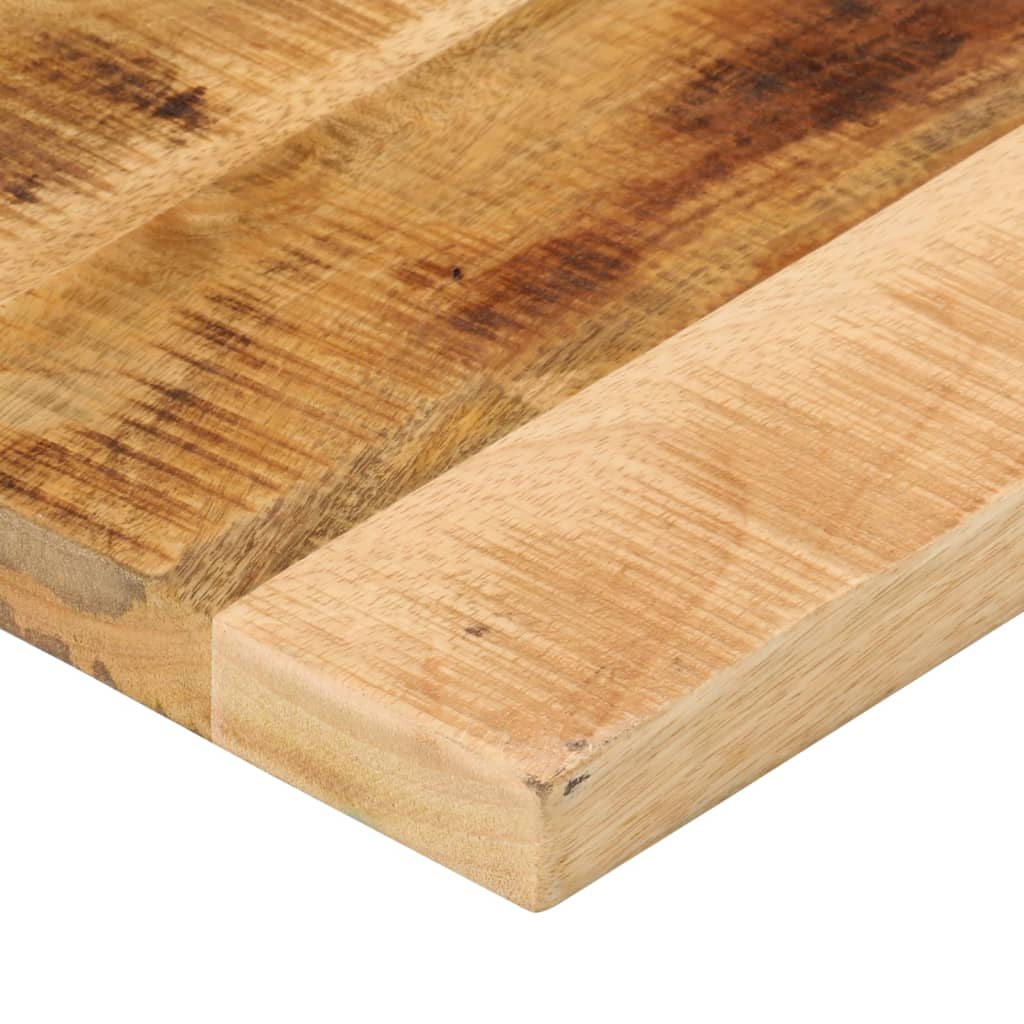 Table Top 50 x 20 x 3.8 cm Rectangular Rough Solid Mango Wood