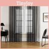 Современный цвет однотонный светопропускающий занавес спальня гостиная полупрозрачный