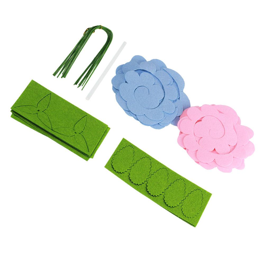 10pcs Non-Woven Bouquet Fresh Colors Roving For Needle Felting Diy Craft Felt Handwork Material Cut-Free Fabrics Party