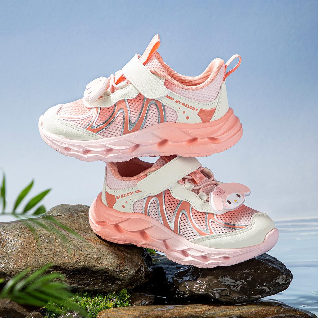Kaiti Cat Children's Shoes Summer New Anti slip Breathable Girls' Running Shoes Soft soled Sports Shoes