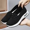 Women's Soft Big Size 43 Knitted Mesh Slip-On Sneaker Lace Up Orthopedic Low Top Breathable Loafer Shoes  Platform Trainers