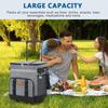 Large Capacity Picnic Trolley Box Double Layers Tug Insulation Bag  for Camping Carrying