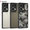 (Comes with Wrist strap)BMRS for Oppo Reno9 Pro+ Camo Clear Case, Shockproof Protective Cover