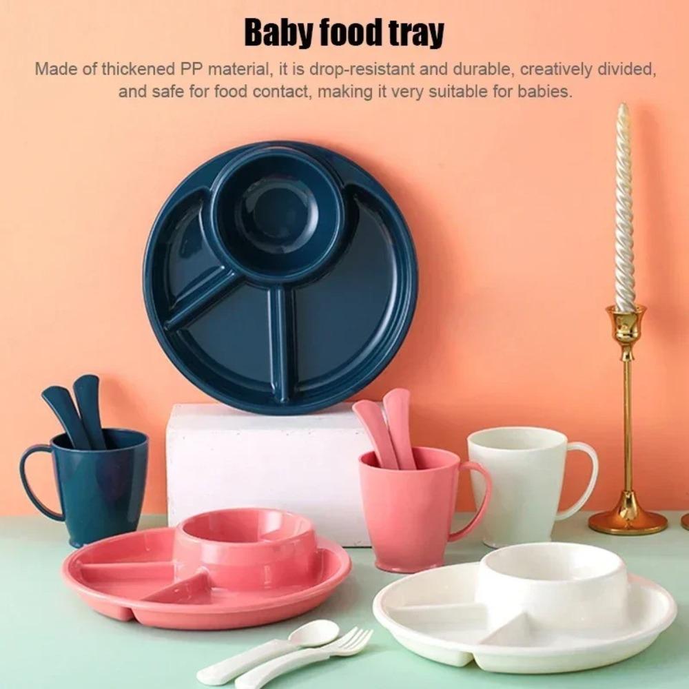 Compartment Design Bariatric Plate Weight Management Durable Portion Plate Nutrition Control Divided Plate Meal Prep