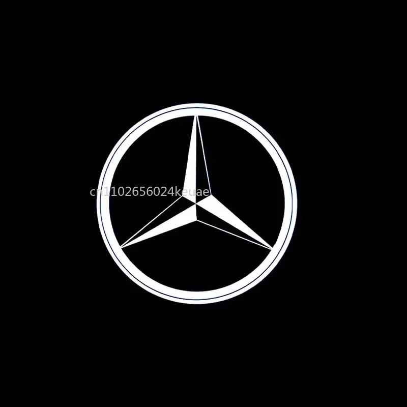 2X Светодиодный проектор логотипа приветственной подсветки двери автомобиля для Mercedes Benz B E C класса W205 AMG W176 W177 W212 W213 W246 W247 W166 M X166 GL