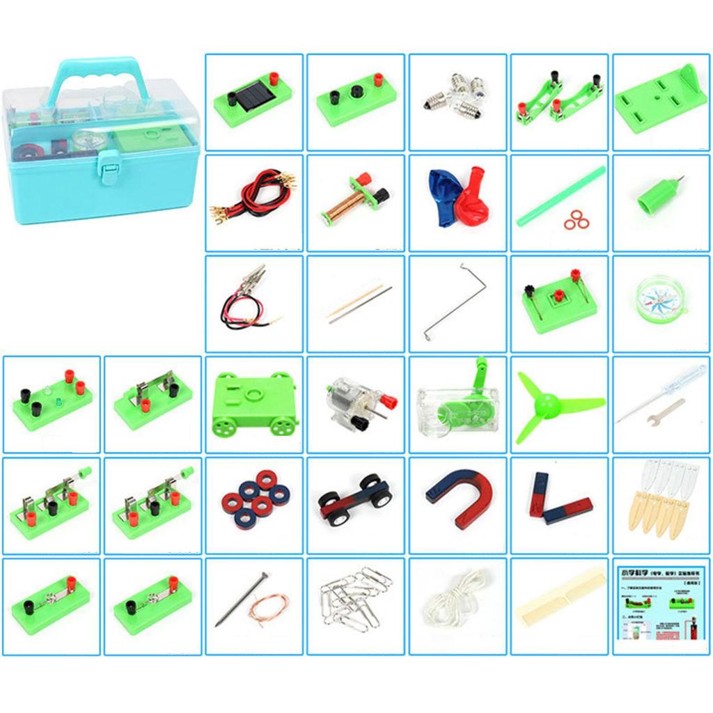 Набор для изучения электричества в цепях, стартовые наборы по физике, эксперименты