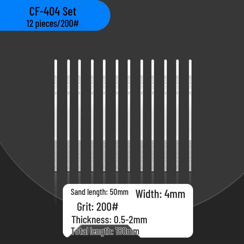 Diamond Sand Alloy File Set CF-400 for Flat Mold Grinding