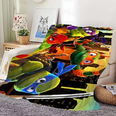 Подростки Мутанты Ниндзя Черепашки skicomfort теплый Мягкий Детский плед подходит Домашний плед Подходит для Дома Офиса Ежедневного использования Покрывало