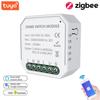 Tuya Zigbee DIY односторонний умный переключатель для маленького корпуса, приложение с дистанционным управлением, переключатель Zigbee, таймер, свет
