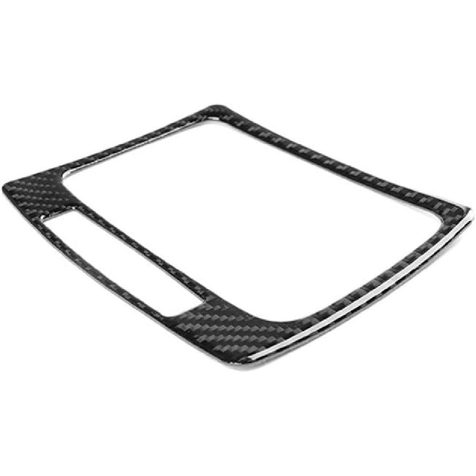 for Mercedes-Benz C-Class W204 2007-2013 Real Soft Carbon Fiber Center Console Gear Shift Panel Surround Cover Trim Kit Car Interior Accessories