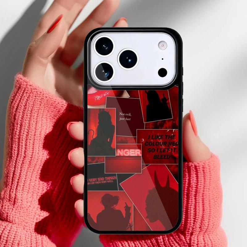 Чехол для телефона 'Дьявол Ангел' для iPhone 17 16 15 14 13 Pro Max Задняя крышка для 12 11 Pro Coque