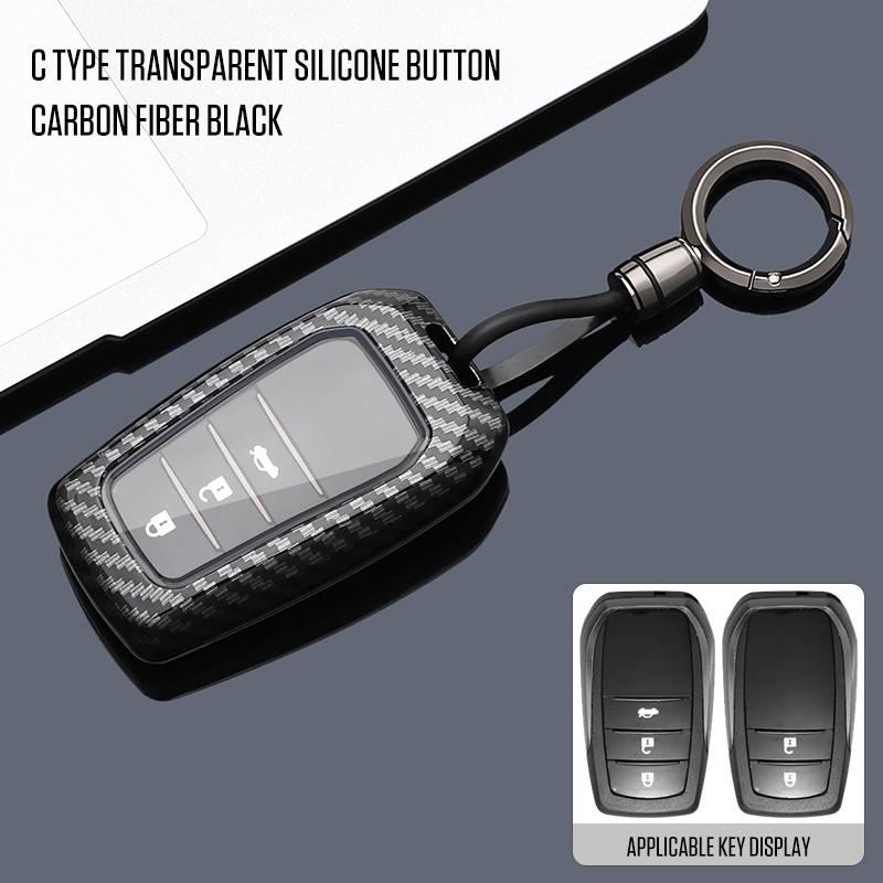 Применимый чехол для ключа Toyota RAV4, CHR, Venza, Avalon, Lingfang, Granvia, Sienna, корпус защитной оболочки ключа автомобиля