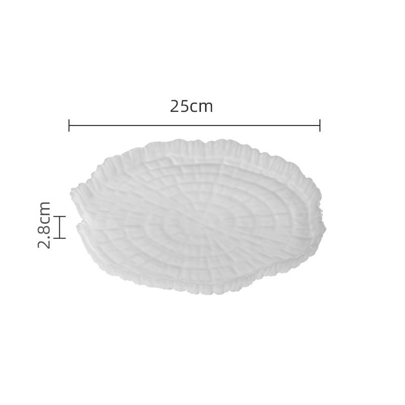 Прозрачное стекло Паста Стейк Суши Тарелка Кулинарные блюда Ресторан Нестандартная форма Посуда Закуски Десерт Сковорода Креативные обеденные тарелки