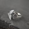 Rings with Aged Live Openings, Women's Fashionable, Adjustable Ethnic Handmade Rings