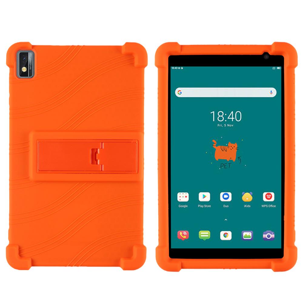 Силиконовый чехол для Teclast P85 с регулируемой подставкой и противоударными утолщенными углами.