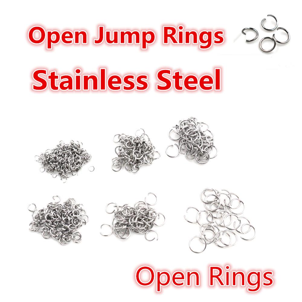 200 шт. гальванизированных железных соединительных колец (3-10mm) для изготовления ювелирных изделий своими руками