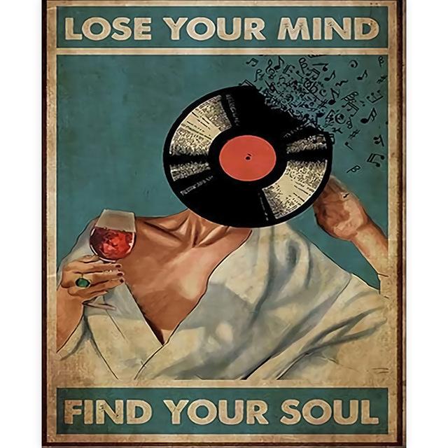 Панк Черный Кот Холст Картина Ретро Интересно Психического Здоровья Ванная Комната Гостиная Украшения Картина Настенное Искусство Домашний Декор