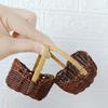 Accessories Flower Arrangement Basket with Handle Handheld Baskets Braid Flower Baskets  Bedroom