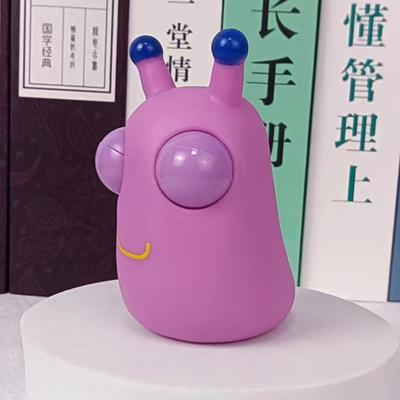 Игрушка-капустница с выпученными глазами, снятие стресса, цветная гусеница, сжимающая щипок, сенсорная игрушка для детей