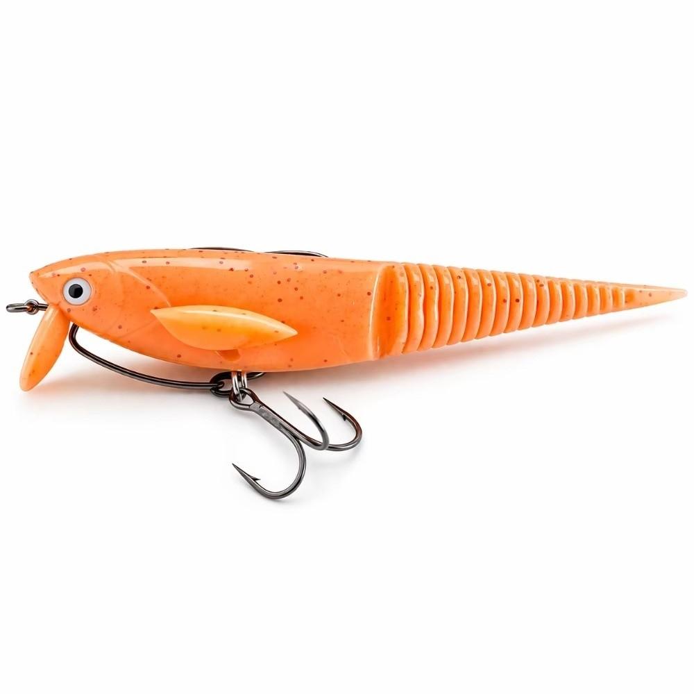 2pcs Adjustable Fins Soft Swimbait 2PCS Pack Segmented Swimbait TPE Fishing Bait For Trout Fishing