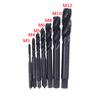 7Pcs Hss Machine Screw Thread Metric Plug Tap Drill Set M3 M4 M5 M6 M8 M10 M12