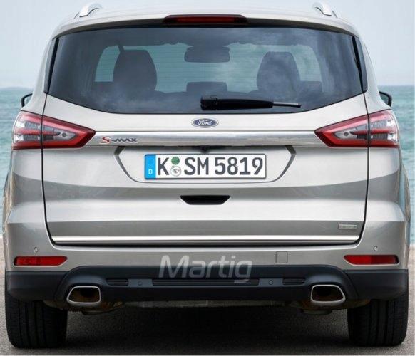 Ford -MAX II - CHROME STRIP Tailgate Trunk Doors