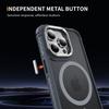 For iPhone 12 Pro/12 Case with Lens Kickstand Matte Phone Back Cover Compatible with MagSafe
