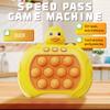 Электронный Quick Push Bubble Game Handle Toys Pop Up Light Fidget Fun Puzzle Антистрессовый игровой автомат Игрушки Подарки для детей и взрослых
