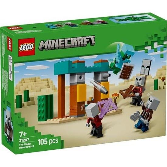 LEGO Minecraft Злой житель Пустынный патруль 21267 игрушка мальчик девочка