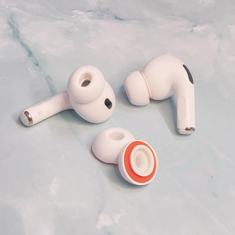 Мягкий силиконовый амбушюр из пены с эффектом памяти для Bluetooth-совместимых наушников Защитный чехол для наушников Отверстие для шумоподавления