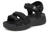 Sports Sneaker Double All Size L [Mozu] Sandals, Sole, Belt, Outdoor, Women's, Black,