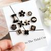 10pcs/Set Buckle Neckline Artifact Fastener Button Brooch Women Pin Clothes Decoration Clasps Accessory