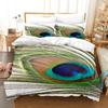 3D Printed Peacock Duvet Cover with Pillow Cover Bedding Set Single Double Twin Full Queen King Size Bed Set Bedroom Decor