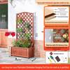 JINGGENG Outdoor Garden Trellis & Planter Box