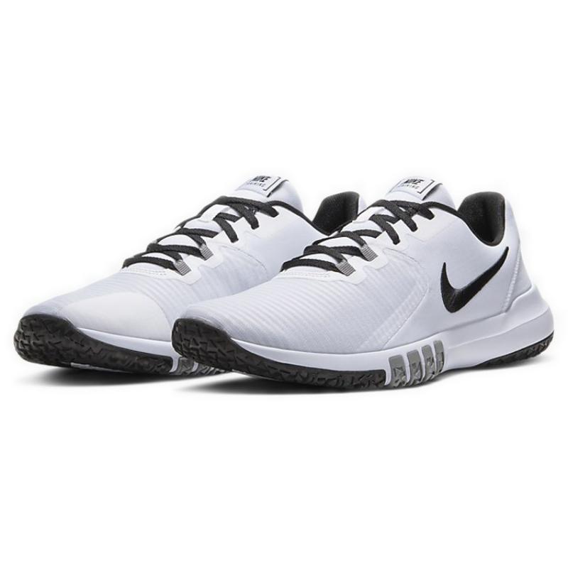 Nike Кроссовки Flex Control 4 Белый Дымчато-серый Черный CD0197-100