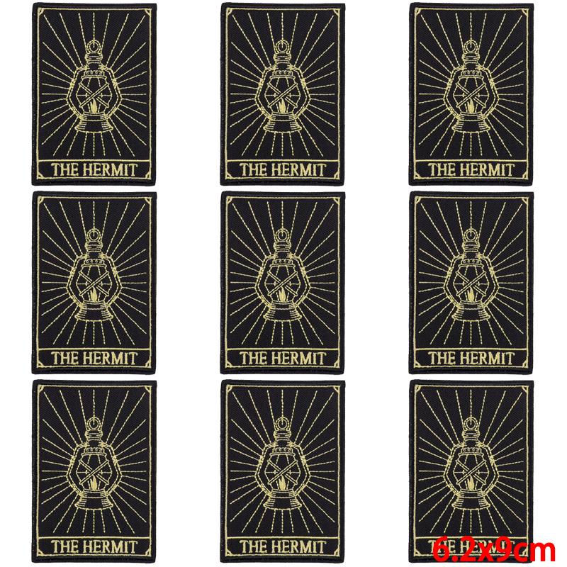 10Pcs/Lot Landscape Outdoor Patch Iron On Embroidery Patches For Clothing Thermoadhesive Patches On Clothes Wilderness Patch