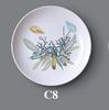 Creative Wall Ceramic Hanging Plate Wall Decorative Dish Home Decor Crafts Hanging Background Wall Combination Ornaments