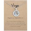 12 Zodiac Signs 3D Image Pendant Necklace Ins In Stock Zodiac Card Collarbone Chain