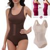 Womens Seamless Round Neck Shapewear Bodysuit Firm Tummy Control Body Shaper Sculpting Snatched Waist Trainer Leotards Going Out Tank Tops