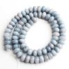 Натуральный синий ангелитовый камень Rondelle, бусины-разделители для изготовления ювелирных изделий, 5 × 8 мм, браслет «сделай сам», 15 дюймов