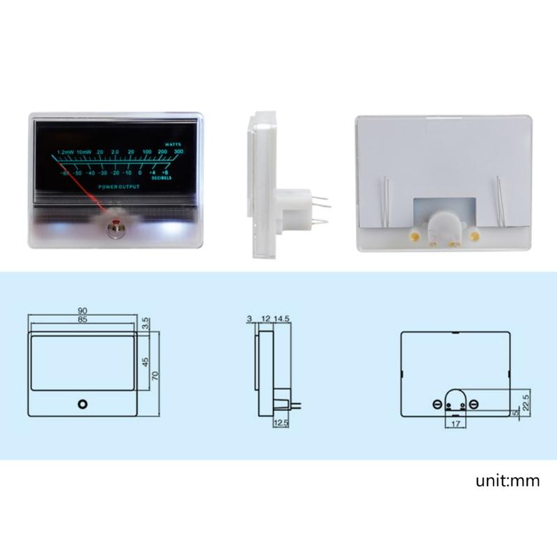 Панель 6 В-12 В, лампа VU-метра, теплый задний свет, усилитель уровня звука для записи, плата стереоусилителя звука, индикатор уровня звука