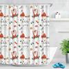 Рождественское печенье Занавеска для ванной Рождественский подарок Занавеска для душа Ванная комната Водонепроницаемая ткань Новогоднее украшение Праздничные крючки
