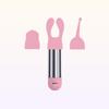 Electroplated Mini Vibrator: Silicone Head, Multiple Styles, Silver Bullet Egg