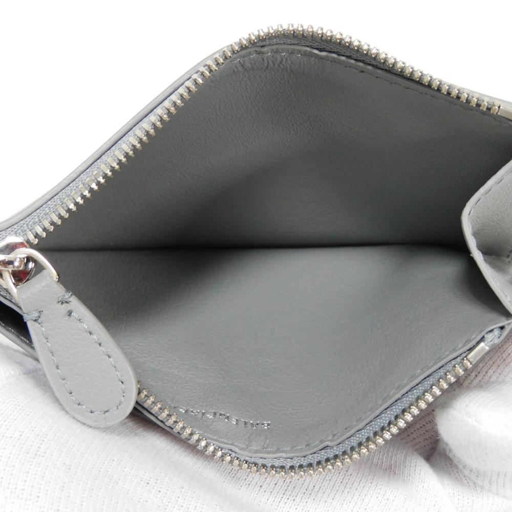 Used 11221 Cash 2.0 Long Coin & Card Holder 810902 2ABGG 1181 7943 Current Unused New Logo Foil Stamping Gray Unisex