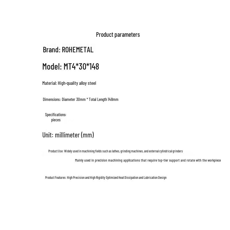 ROHEMETAL Extended Live Center Tool