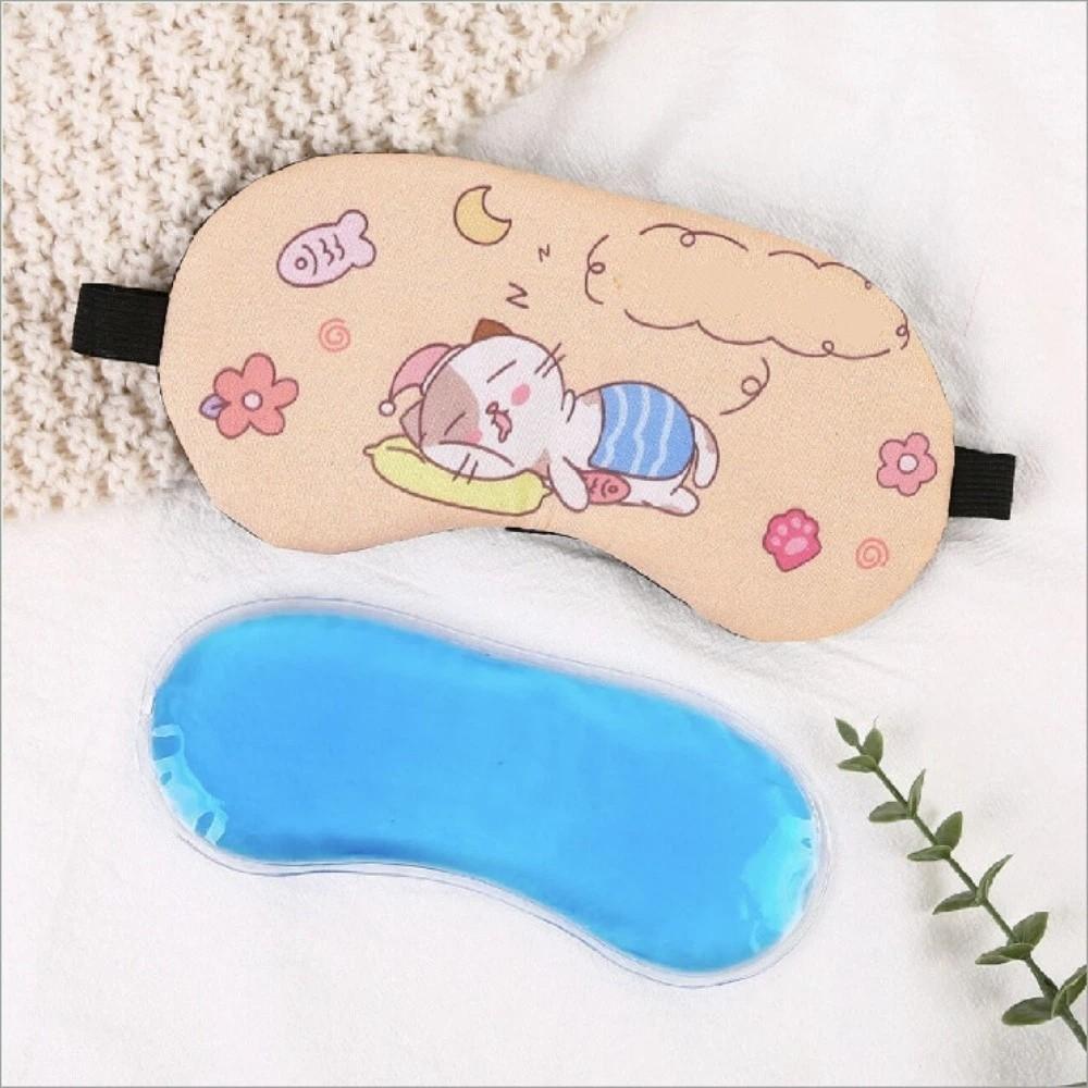 Breathable Light-Blocking Eyeshade Soft Hot Cold Compress Eye Cover Lovely Eye Cover Women