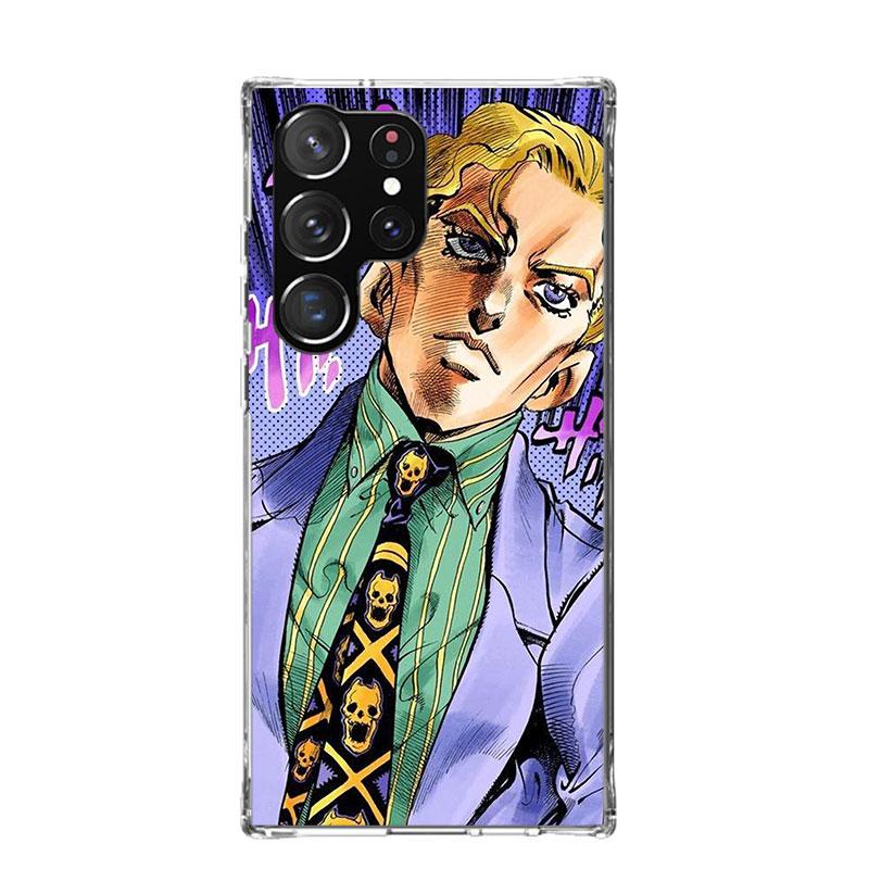 Чехол для телефона JoJo Кира Йошикаге Killer Queen для Samsung Galaxy S25 Edge S24 S23 S22 S21 FE S20 Ultra S10 Plus + Арт Индивидуальный C