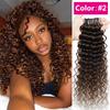 27 Boho Human Hair Crochet Braids Deep Wave Miracle Knots Curly Bundles