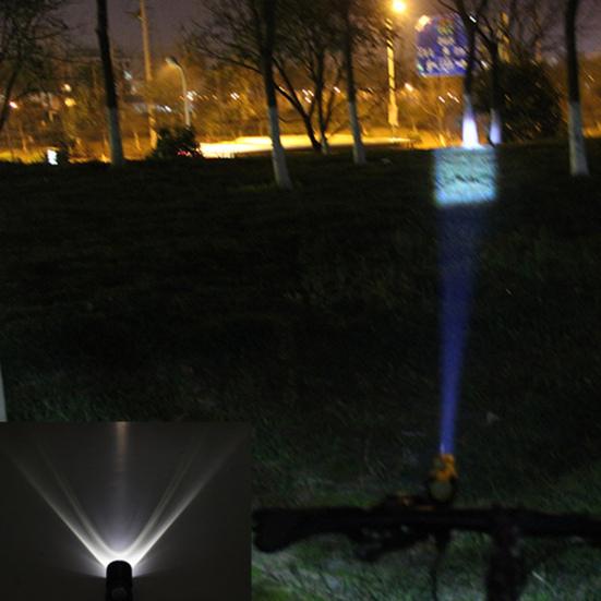 Велосипедная фара с телескопическим зумом, USB-перезаряжаемая, с регулируемыми режимами, легкая, водонепроницаемая, светодиодная передняя лампа для ночной езды на горном велосипеде, МТБ, шоссейном велосипеде